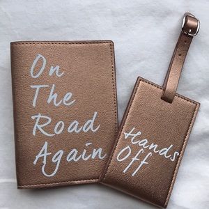Brand new passport cover and luggage tag